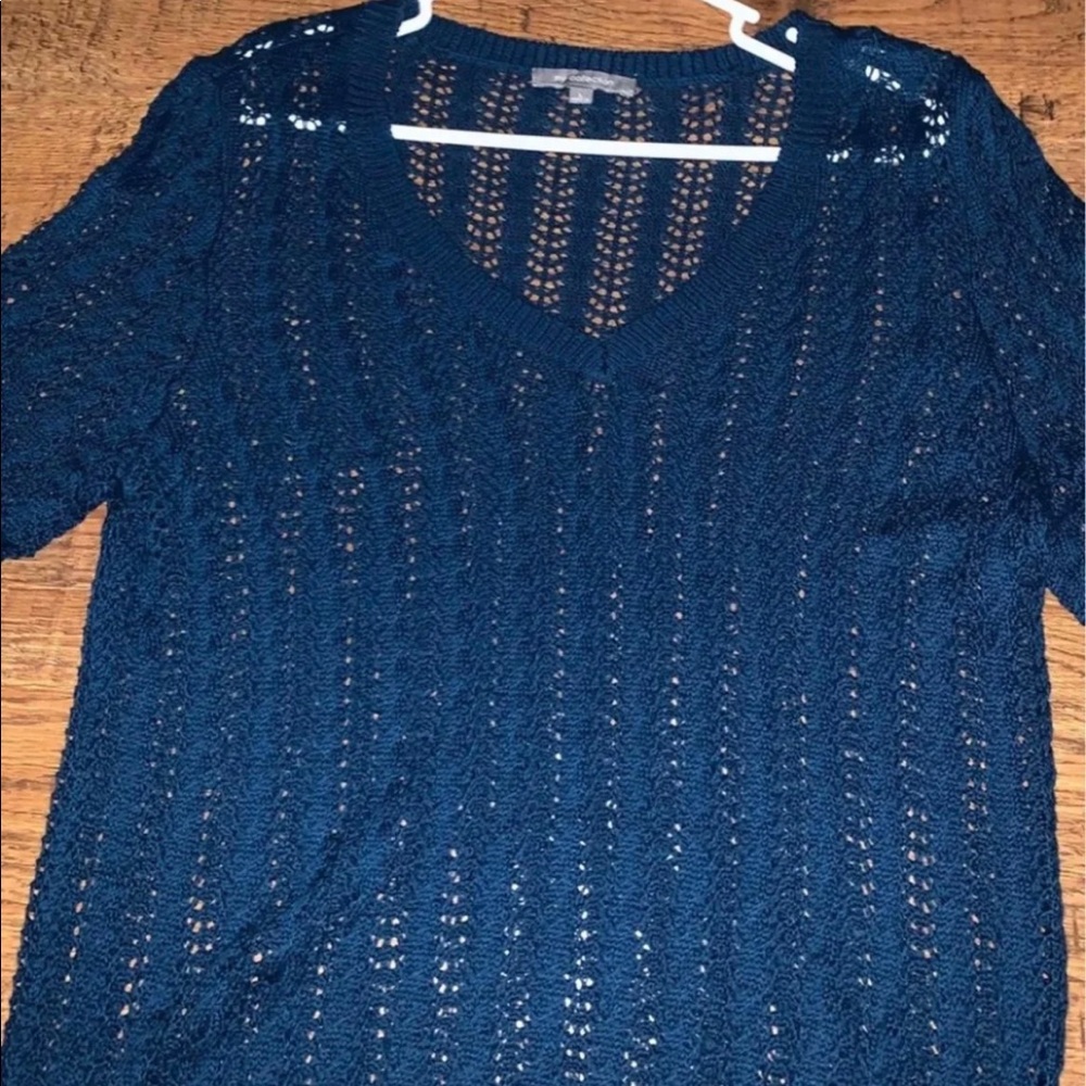 NY collection blue sweater L NEW W/ TAGS